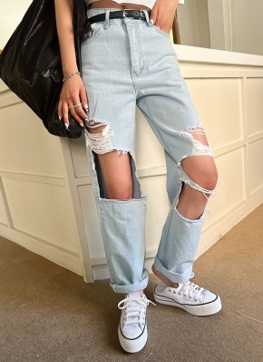 Good American ショートパンツ デニム カットアウト ダメージ 0w.jpg