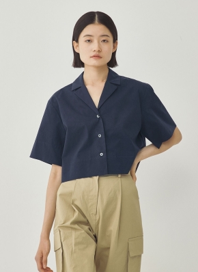 ★美品★2025年夏現行商品 martinique 半袖クロップドシャツ 1410437_20968448_k3.jpg