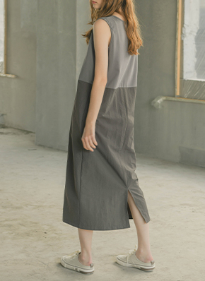 夏期間限定☆メーカー価格より68%OFF!☆ 配色 バイカラー ノースリーブ