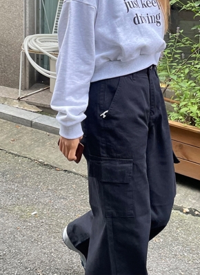 HYKE レディースパンツ　後ゴム　裏地付　両サイドポケット　脇ファスナー 1461074_21338305_k3.jpg