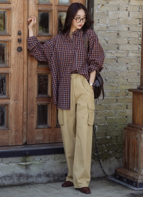 DHOLIC PPGIRL ビッグシルエット ペイズリー柄 ブルゾン DHOLIC PPGIRL ビッグシルエット ペイズリー柄 ブルゾン