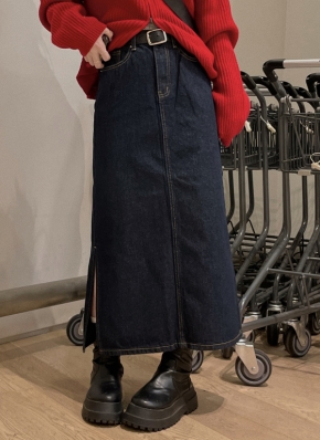 ◆関税込◆＊sacai＊デニム レイヤード サイドスリット スカート ◇関税込◇＊sacai＊デニム レイヤード サイドスリット スカート