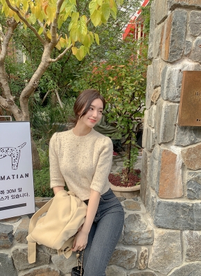 フェンティ新作ニットレディース半袖 フェンディ FENDI 子供服 ニットトップス 半袖 レディース
