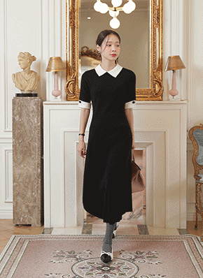 ★JIGOTT★ベルテッド 配色 ニット ワンピース 1526217_21701202_k3.gif
