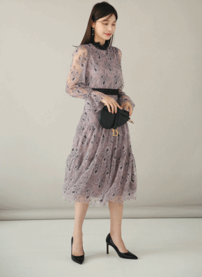 ☆ DHOLIC ワンピース 結婚式 レースワンピース パーティー 二次会 1 ☆ DHOLIC ワンピース 結婚式 レースワンピース パーティー