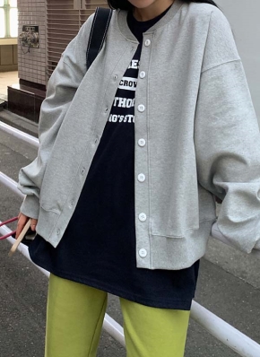 D417/FOXEY RABBITS ベロアスウェット ドロップショルダー