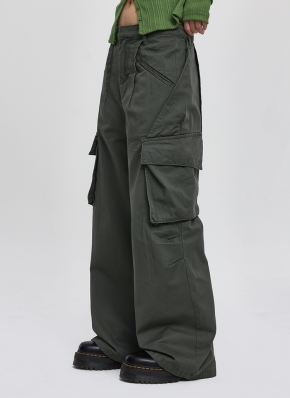 未使用 BOWTE バウト ロンハーマン 別注 コットン カーゴパンツ タグ付き リフ Riff カーゴパンツ ドロスト付き パラシュートパンツ イージー