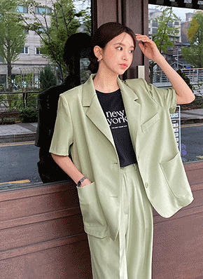 半袖テーラードジャケット | レディースファッション通販 - DHOLIC