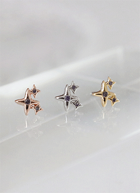 （美品☆8月30日まで）talkativeピクチャーアゲート片耳シングルピアス TOILE＞DIAMOND STUD EARRING/シングルピアス（ピアス（片耳用