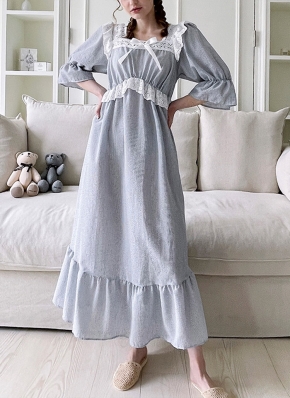 美品　バーバリー　アイコンストライプ　長袖 ワンピース　厚手　リボン　18m 1644469_22438849_k3.jpg