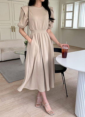 パフスリーブスウェットワンピース | レディースファッション通販 - DHOLIC