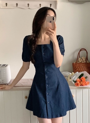 希少】MIU MIU 23SS デニム ノンスリーブ ワンピース 36 S ワンピース
