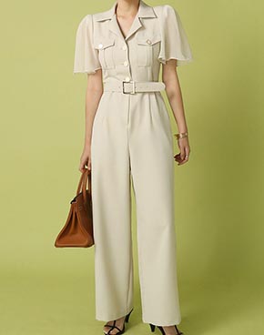 アルページュストーリー/パールボタン付オールインワン/Sサイズ アルページュストーリー/パールボタン付オールインワン/Sサイズ