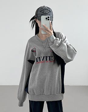 ゴルフウェア トレーナー 韓国 DHolic ロゴバック配色スウェット 1708560_23012844_k3_1386349924.jpg
