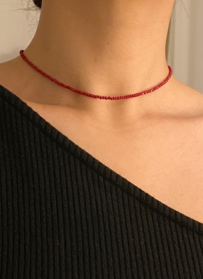 Needles ニードルス 赤 レッド ビーズネックレス ネックレス 箱付き Needles ニードルス 赤 レッド ビーズネックレス ネックレス 箱付き