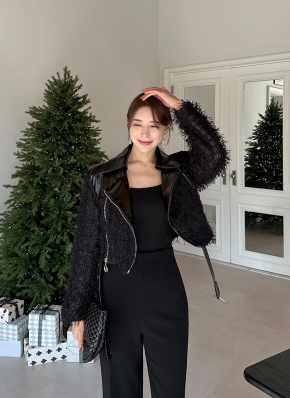 725 裏地キルティング 中綿入りレザーライダースジャケット C-3888 MCD] PU ライダース キルト 中綿 ジャケット | PEET ONLINE STORE