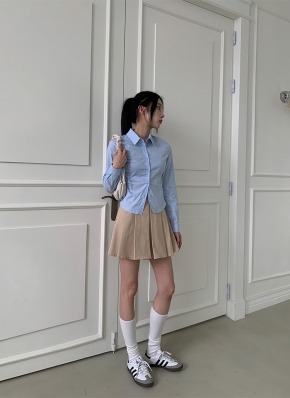 【高級・未使用品】エンフォルド ミニスカートパンツ ブラック 36 ゴムベルト 高級・未使用品】エンフォルド ミニスカートパンツ ブラック 36