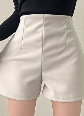 ハイウエストダーツラインショートパンツ | レディース