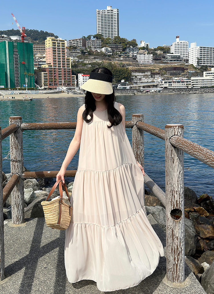 nahomi☆♡CORCOVADO シフォンティアードワンピース CORCOVADO】シフォンティアードワンピース | FIORI
