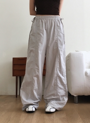 2WAYリボンイージーワイドパンツ | レディースファッション通販