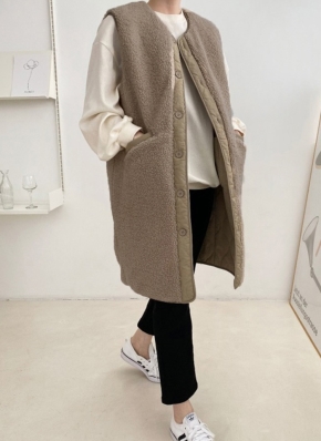 pertex primaloft リバーシブルパデッドロングベスト PADDED REVERSIBLE VT, BLACK&KHAKI - THE SWINGGGR ONLINE STORE