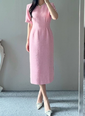 ♡あいちゃん専用♡半袖ひざ丈ワンピース ピンク・ネイビー 1879595_24735829_k3.jpg