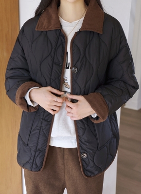 田*上様 C.P COMPANY キルティング ジャケット 襟コーデュロイ CPCM｜襟コーデュロイキルティングブルゾン | Rakuten Fashion(楽天