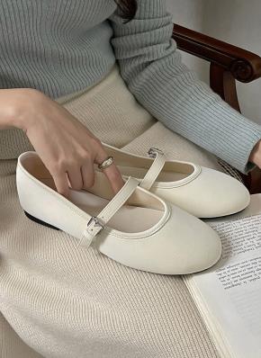 アーモンドトゥメリージェーンフラットシューズ | レディース