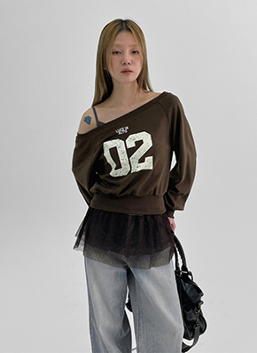 ボンディングオフショルスウェット 02ナンバーオフショルスウェット | レディースファッション通販