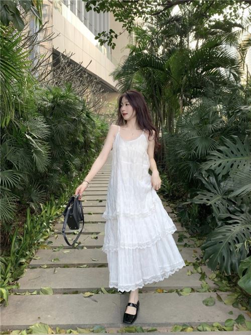 レースティアードキャミソールワンピース | レディースファッション