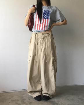 Nyaru様C5374 BOXスリットカットソー×ドローストリングパンツコーデ Nyaru様C5374 BOXスリットカットソー×ドローストリングパンツコーデ